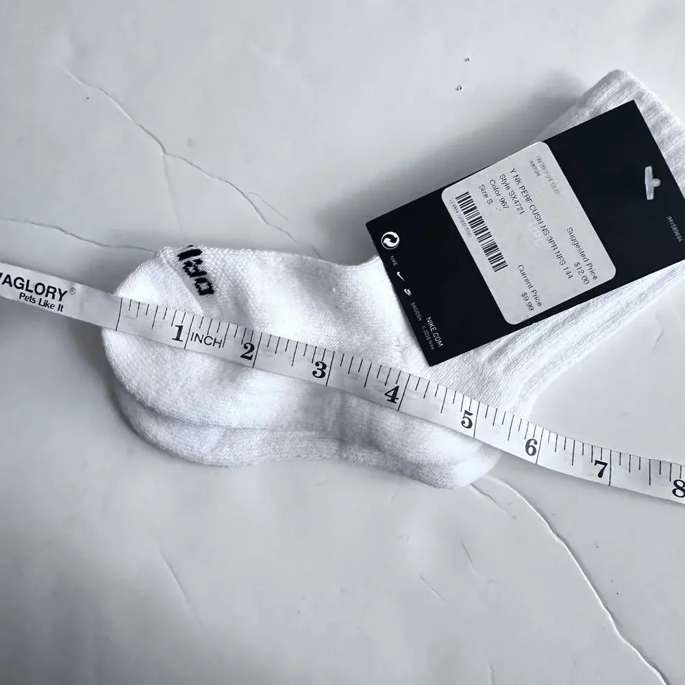 Nike white Socks - Size Small - New with Tags!
